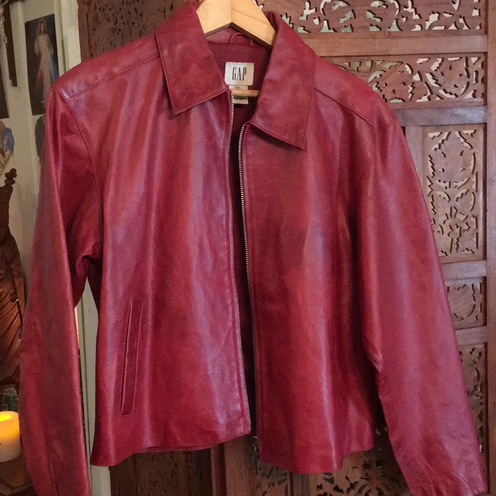Leather jacket